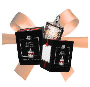 Świeca soj. zap. POMARAŃCZA 240g PREZENT