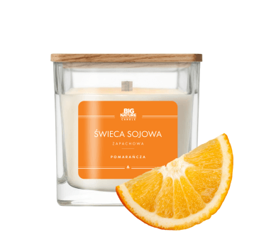 Świeca soj. zap. POMARAŃCZA 450g