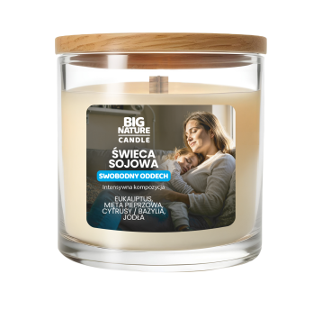 Świeca soj. zap. SWOBODNY ODDECH 225g