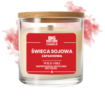 Świeca soj. zap. WILD FIRE (insp. Red Diesel) 225g