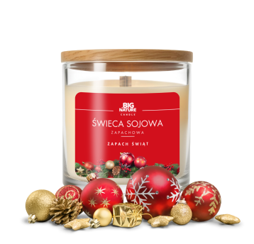 Świeca soj. zap. ZAPACH ŚWIĄT 150g