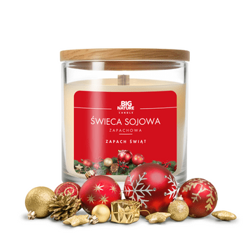 Świeca soj. zap. ZAPACH ŚWIĄT 150g