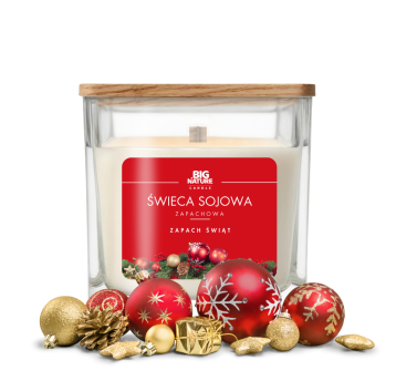 Świeca soj. zap. ZAPACH ŚWIĄT 205g