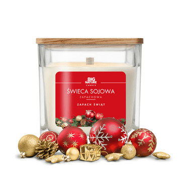 Świeca soj. zap. ZAPACH ŚWIĄT 450g