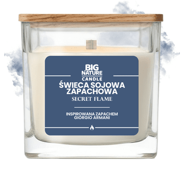 Świeca sojowa SECRET FLAME (inspiracja zap. Giorgio Armani) 220g