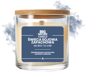 Świeca sojowa SECRET FLAME (inspiracja zap. Giorgio Armani) 225g