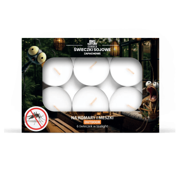 Świeczki soj. zap. teal. komary/meszki OUTDOOR 60g