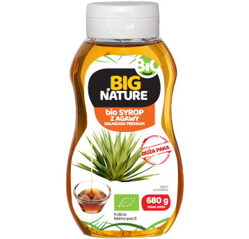 Syrop z agawy salamanea premium bio 680g Duża Paka