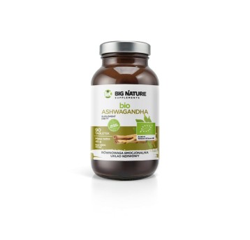 Tabletki Ashwagandha BIO 90 szt-45g SUPLEMENT