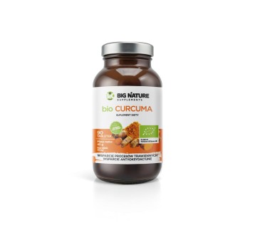 Tabletki Curcuma BIO 90 szt-45g SUPLEMENT DIETY