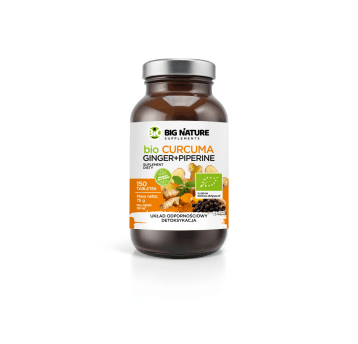 Tabletki Curcuma Ginger Piperine BIO 150 szt-75g