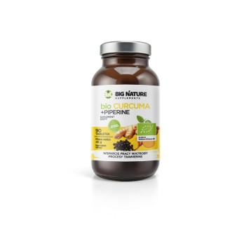 Tabletki Curcuma+Piperine BIO 90 szt-45g SUPLEMENT