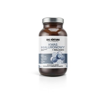 Tabletki Kwas hialuronowy+Kolagen 120 szt-48g