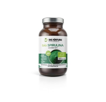 Tabletki Spirulina BIO 200 szt-80g SUPLEMENT DIETY