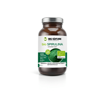 Tabletki Spirulina BIO 400 szt-160g SUPLEMENT DIET