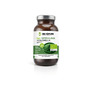 Tabletki Spirulina+Chlorella BIO 300 szt-150g