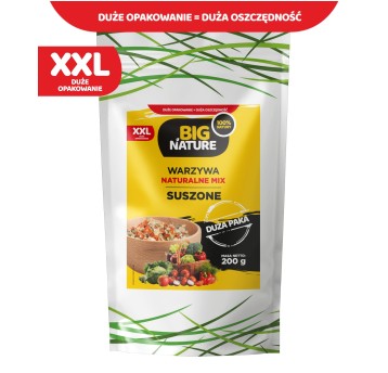 Warzywa suszone naturalne MIX bez soli i chem 200g