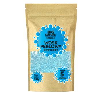 Wosk Perłowy BŁĘKITNY 500g