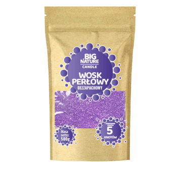 Wosk Perłowy Fioletowy 500g