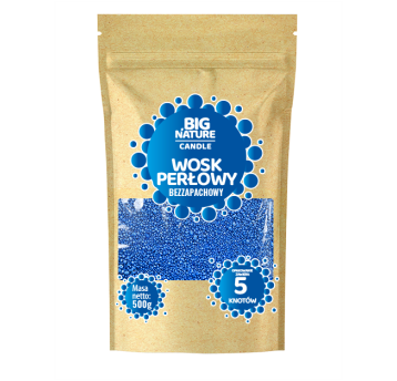 Wosk Perłowy Niebieski 500g
