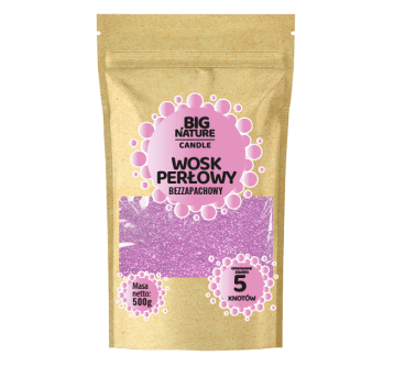 Wosk Perłowy RÓŻOWY 500g