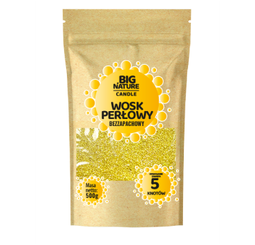 Wosk Perłowy Żółty 500g
