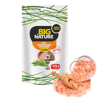 Zapas Sól himalajska ziołowa 278g Duża Paka
