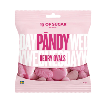 Żelki Pandy Berry Ovals 50g