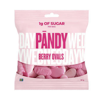 Żelki Pandy Berry Ovals 50g