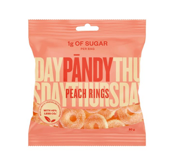 Żelki Pandy Peach Rings 50g