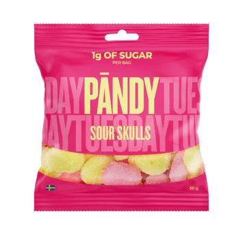 Żelki Pandy Sour Skulls 50g
